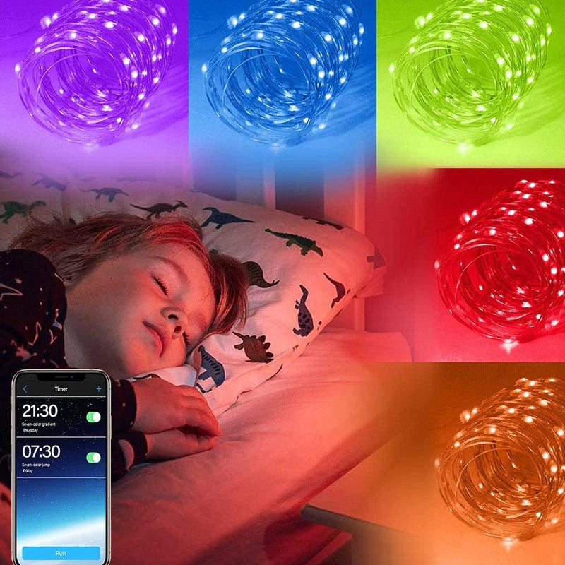 Luces Navideñas LED RGB Inteligentes