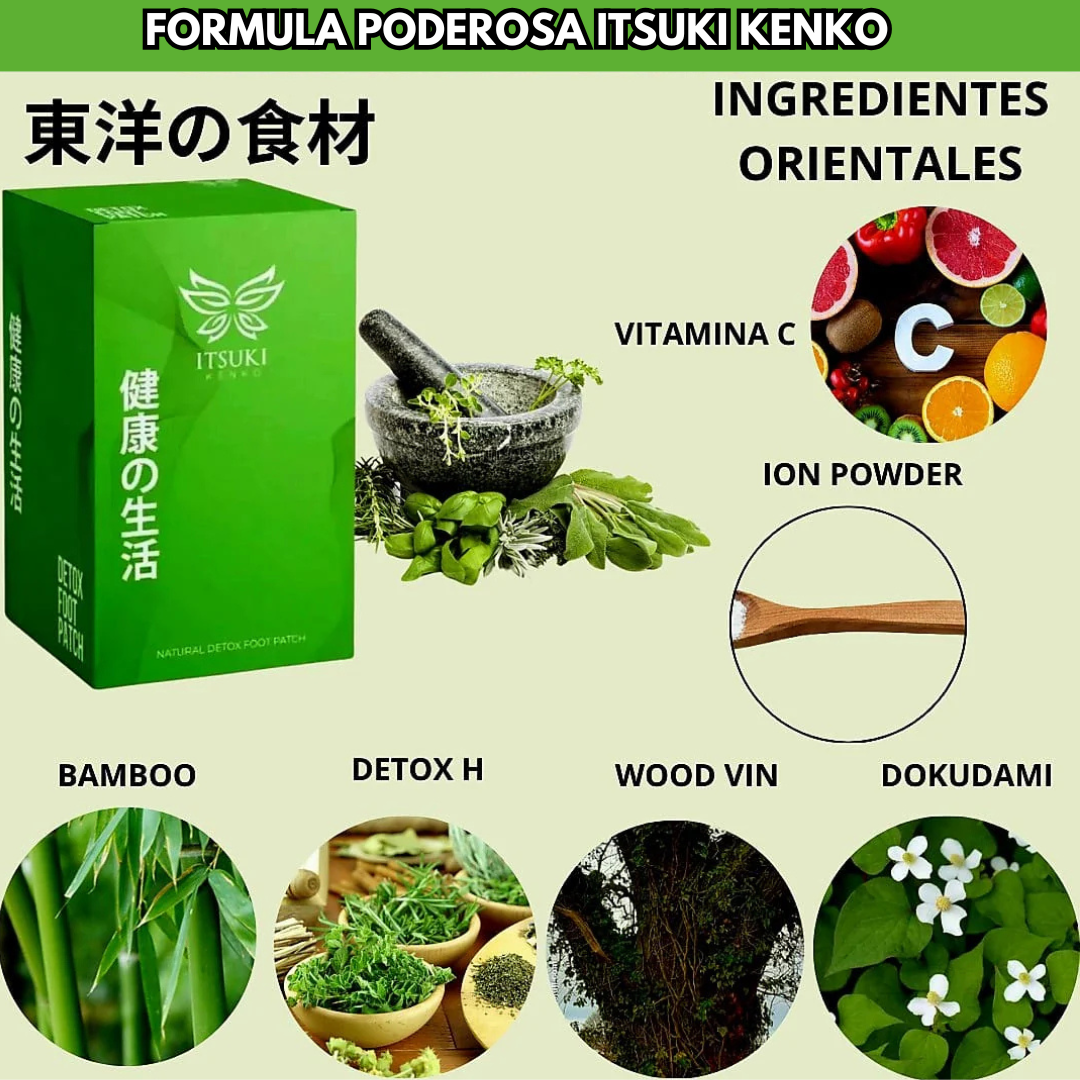 PROMOS ANIVERSARIO!- PARCHE ORGINAL ITSUKI KENKO- CUIDADO CON IMITACIONES + ENVIO GRATIS