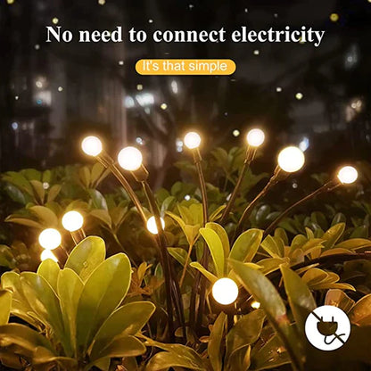 Luz de jardín Luciernagas con energía solar🎄💫(Sets de 2)