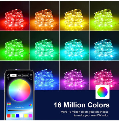Luces Navideñas LED RGB Inteligentes